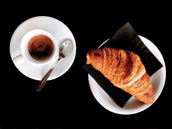 Coffee and Croissant