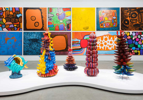 Contemporary art exhibition