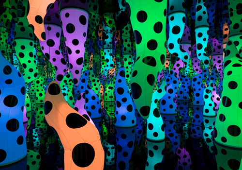 Colourful polka dotted tentacles